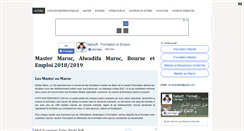 Desktop Screenshot of master-maroc.com