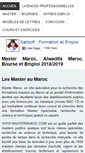 Mobile Screenshot of master-maroc.com